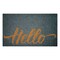 Msi Doormat, 0.59 thick, Gray Hello ZOR-CM-0020 - alternate 1